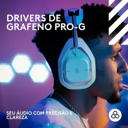 Headset Gamer Sem Fio Logitech G Astro A50 X LIGHTSPEED + Base Station — imagem 3