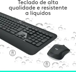 Combo Teclado e Mouse sem fio Logitech MK540 com Teclado com Apoio para as Mãos — imagem 5