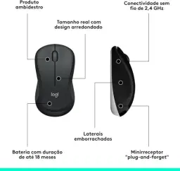 Combo Teclado e Mouse sem fio Logitech MK540 com Teclado com Apoio para as Mãos — imagem 9