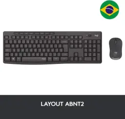 Combo Teclado e Mouse sem fio Logitech MK295 com Digitação e Clique Silencioso — imagem 2
