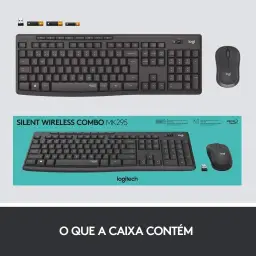 Combo Teclado e Mouse sem fio Logitech MK295 com Digitação e Clique Silencioso — imagem 10