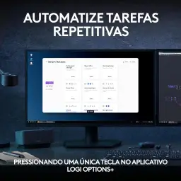 Teclado sem fio Logitech MX Keys S com clique silencioso, teclas programáveis — imagem 4