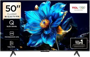 Smart TV TCL 50 Polegadas QLED 4K P7K WiFi Bluetooth Google TV HDR10+ Dolby — imagem 2