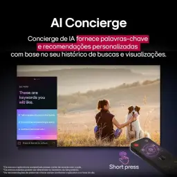 Smart TV LG AI 48" - 4K OLED α9 AI Processor 4K Gen8 webOS 25 - OLED48C5PSA — imagem 5