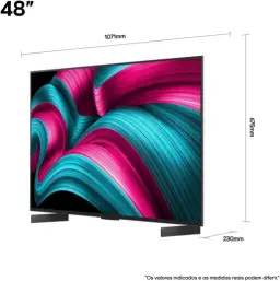 Smart TV LG AI 48" - 4K OLED α9 AI Processor 4K Gen8 webOS 25 - OLED48C5PSA — imagem 14