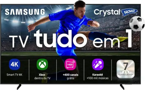 Samsung Smart TV 50" Crystal UHD 4K U8100F 2025