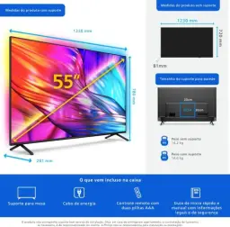 PHILIPS, Smart TV, Ambilight THE ONE 55" 4K 144 Hz, 55PUG8929/78, P5 — imagem 10