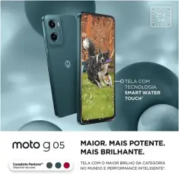 Smartphone Motorola Moto g05-256GB 12GB (4GB RAM + 8GB Ram Boost) e Camera 50MP — imagem 3