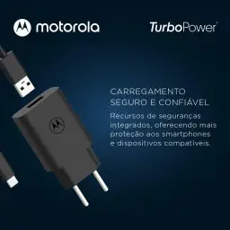 Motorola, Carregador TurboPower 20W, Cabo 1 Metro, Porta USB-A, Cabo USB-C — imagem 6