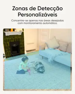 eufy Câmera C220 por anker, Câmera de Segurança Wi-Fi 360º, 2K, Camera Pet — imagem 6