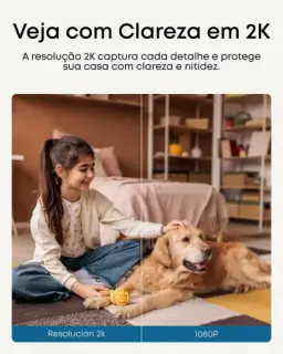 eufy Câmera C220 por anker, Câmera de Segurança Wi-Fi 360º, 2K, Camera Pet — imagem 2