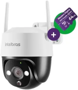 Câmera Inteligente iM7 + 3MP de Resolução com Cartão MicroSD 64GB Branca — imagem 2