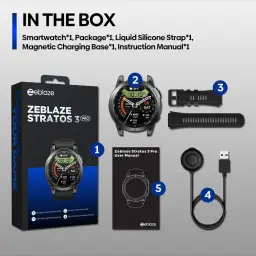 Zeblaze Smart Watch Stratos 3 Pro Relogio Inteligente Masculino Relógio — imagem 7