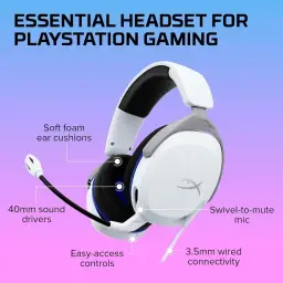 Headset Gamer HyperX Cloud Stinger 2 Core PS5 - para PlayStation, Headset Leve — imagem 6