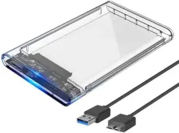 Case HD transparente Usb 3.0