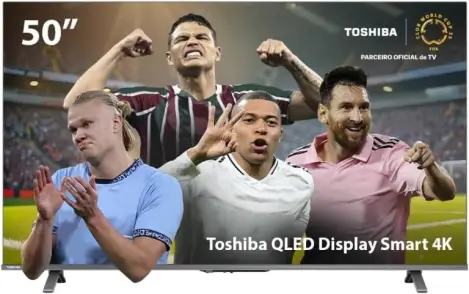 Smart TV QLED 50" 4K Toshiba 50C450NS