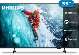 PHILIPS Smart TV, 55" 4K, 55PUG7300, Comando de Voz, Bluetooth, HDR — imagem 2