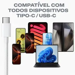 Carregador Turbo Tipo C compativel com iPhone 15, 15 pro,15 Pro Max, iPhone 16 — imagem 4