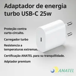 Carregador Turbo Tipo C compativel com iPhone 15, 15 pro,15 Pro Max, iPhone 16 — imagem 6