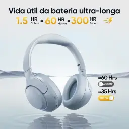 Fone de Ouvido Bluetooth QCY H3 ANC, Cancelamento de Ruído Ativo Headphone — imagem 6