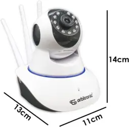 Câmera Segurança 3 Antenas Robo Baba Pet Ip Onvif Wifi Noturna Orbitronic — imagem 7