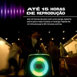 JBL, Caixa de Som, PartyBox Encore 2, Bluetooth, Show de Luzes — imagem 8