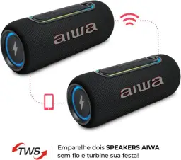 Caixa de Som Speaker AIWA SP-05-LB 30W Bluetooth IPX5 — imagem 10
