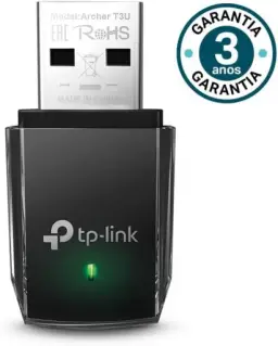 Adaptador USB wireless dual band AC1300 TP-Link Archer T3U, Preto, Pequeno — imagem 5