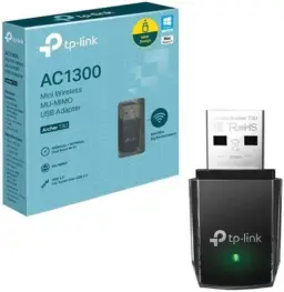 Adaptador USB wireless dual band AC1300 TP-Link Archer T3U, Preto, Pequeno — imagem 11