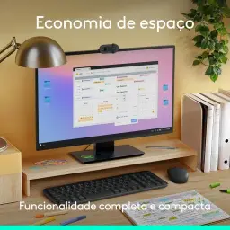 Combo Teclado e Mouse Sem Fio Logitech MK250 Bluetooth com Conectividade Rápida — imagem 5