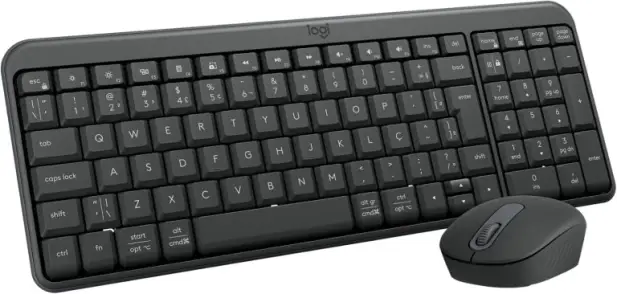 Combo Teclado e Mouse Sem Fio Logitech MK250 Bluetooth com Conectividade Rápida