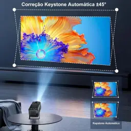 Salange Projetor HY320 FHD 1080P Suporte 4K, 12,000 LUX — imagem 5