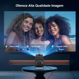 Salange Projetor HY320 FHD 1080P Suporte 4K, 12,000 LUX — imagem 2