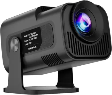 Salange Projetor HY320 FHD 1080P Suporte 4K, 12,000 LUX