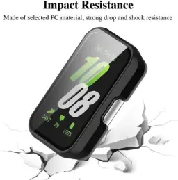 Capa Case Bumper Preto Com Película P/Galaxy Fit 3 — imagem 5
