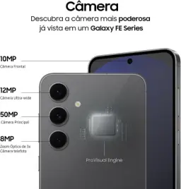 Celular Samsung Galaxy S24 FE 5G 256GB 8GB RAM Tela 6.7" Câm. Tripla 50+12+8MP — imagem 5