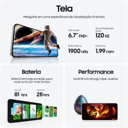 Celular Samsung Galaxy S24 FE 5G 256GB 8GB RAM Tela 6.7" Câm. Tripla 50+12+8MP — imagem 6