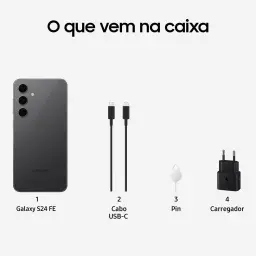 Celular Samsung Galaxy S24 FE 5G 256GB 8GB RAM Tela 6.7" Câm. Tripla 50+12+8MP — imagem 8