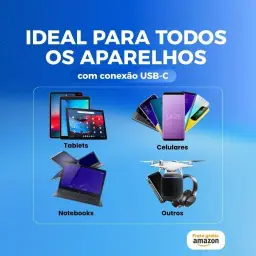 Cabo USB-C 2 metros Tipo C Turbo Ultra Rapido Reforçado Android e Iphone — imagem 4