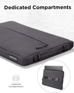 Capa para Notebook até 15.6 Lenovo Urban Sleeve, Cinza — imagem 6