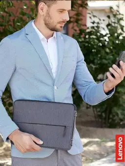 Capa para Notebook até 15.6 Lenovo Urban Sleeve, Cinza — imagem 8