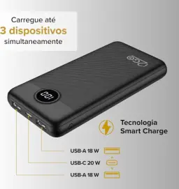 I2GO, Carregador Portátil (Power Bank) Ultra Rápido 20000mAh — imagem 4