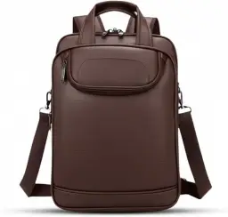Mochila Couro Reforçada Executiva Grande Mochila para Notebook Trabalho Viagem — imagem 1