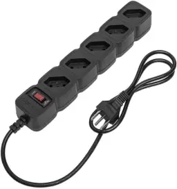Protetor Eletrônico Filtro de Linha com 5 tomadas EPE 205 Preto Intelbras — imagem 1