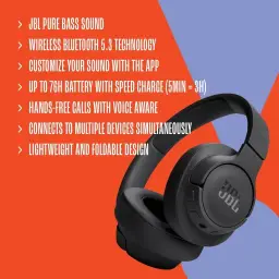 JBL, Fone de Ouvido On ear, Tune 720BT - Preto — imagem 10