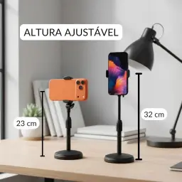 Suporte de Mesa Para Celular 360 graus Ajustável Articulado NO2PROBLEMS — imagem 2
