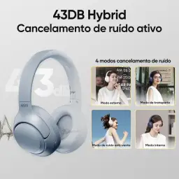 QCY H3 ANC Fone de Ouvido Bluetooth, Cancelamento de Ruído Ativo Headphone — imagem 3