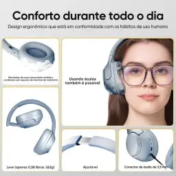 QCY H3 ANC Fone de Ouvido Bluetooth, Cancelamento de Ruído Ativo Headphone — imagem 5