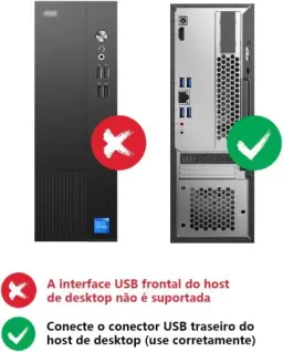 Gravador Externo DVD USB 3.0, Leitor CD/DVD Portátil com Hub USB 7 em 1 — imagem 4