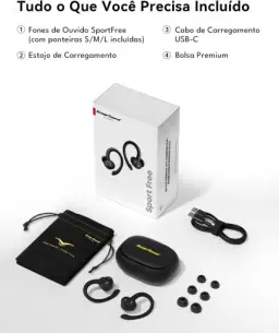 Fones de Ouvido Sem Fio Esportivos Bluetooth 5.4 — imagem 8